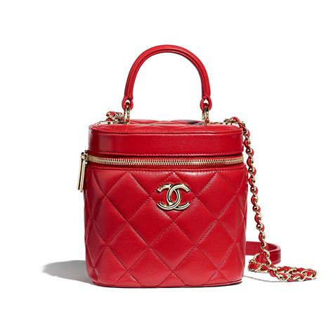 chanel red vanity bag|second hand chanel vanity bags.